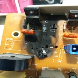 СМА Samsung S803J: пыхнул модуль (см. фото), какое сопротивление ротороа и статора? И что еще проверить?