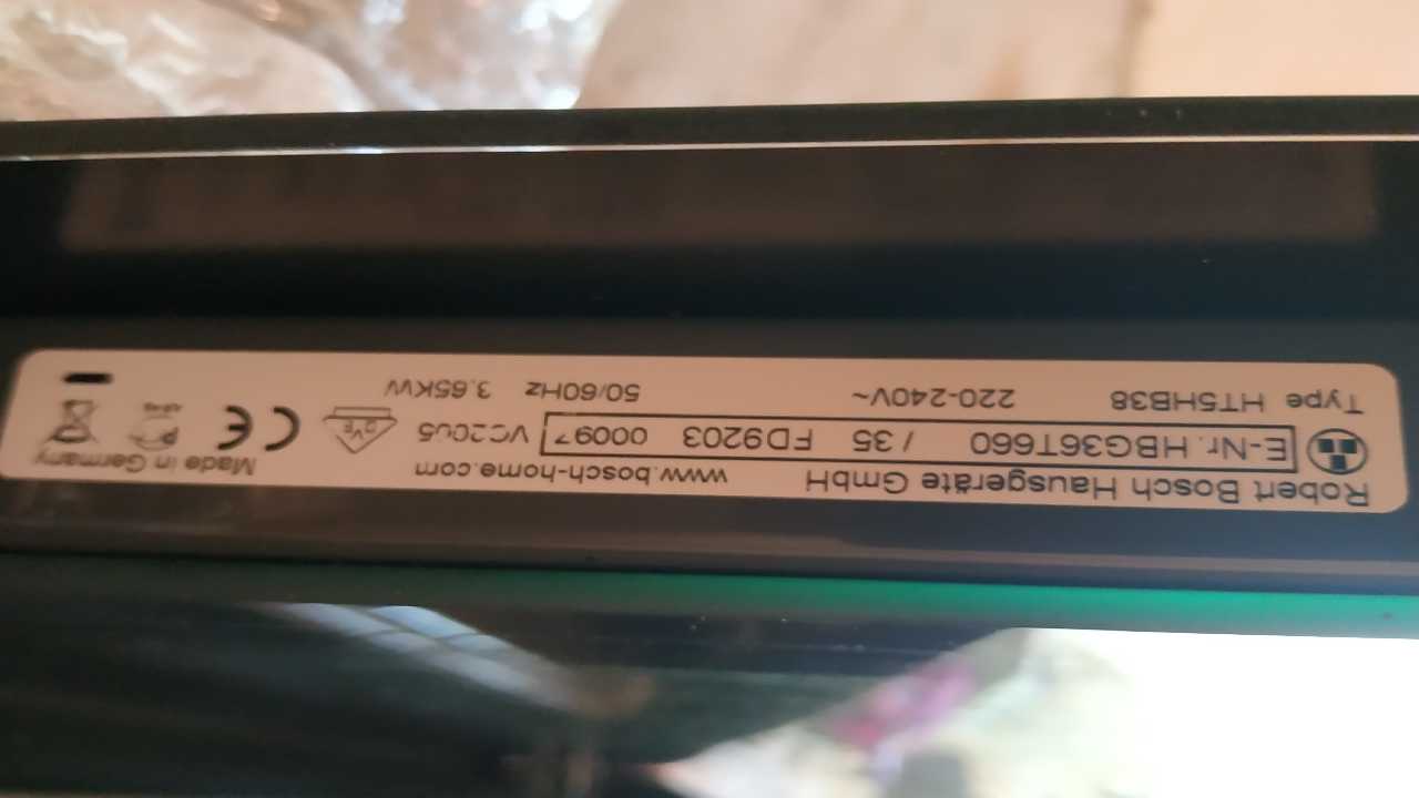Электрический духовой шкаф bosch hbg36t660