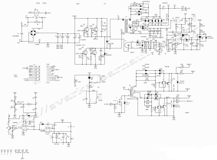 Igbt сварочный инвертор схема