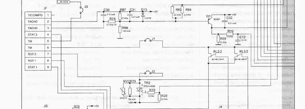 Модуль управления zanussi fj905n схема